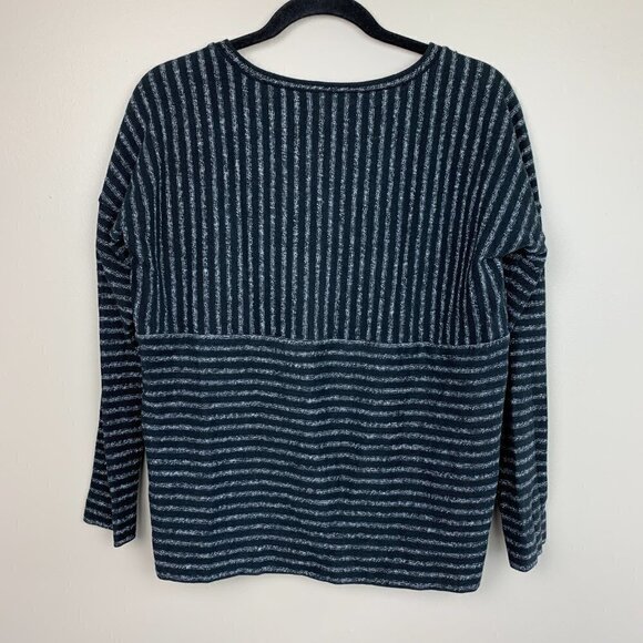 Madewell High-Low Hem Striped Thick Top - Picture 7 of 7